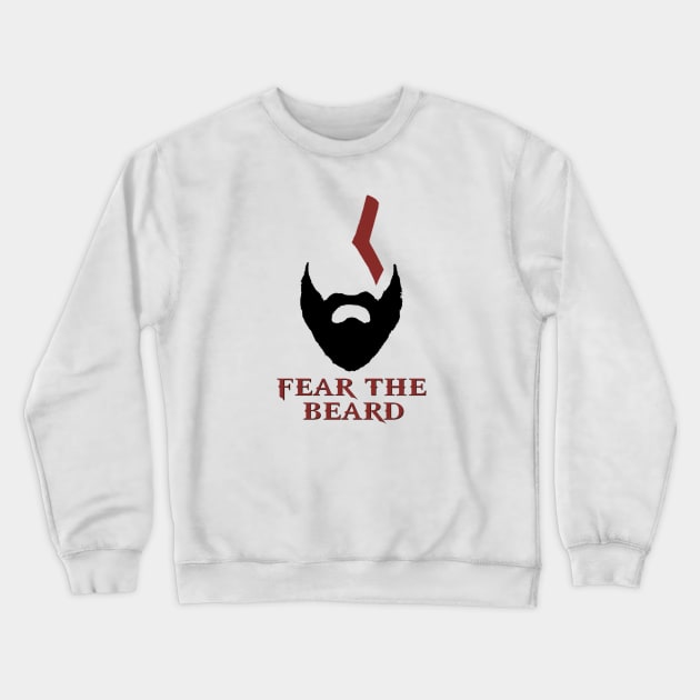 Fear the Beard Crewneck Sweatshirt by bakru84